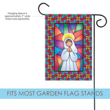 Stained Glass Angel Flag image 3