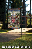 Stained Glass Nativity Flag image 7