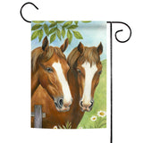 Twin Horses Flag image 1