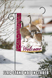 Welcome Geese Flag image 7