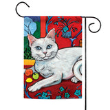 Cattise- White Kitty Flag image 1