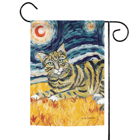 Van Meow- Tabby Kitty Flag image 1