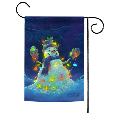 Glowman Snowman Flag image 1