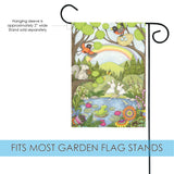 Robins And Pond Critters Flag image 3