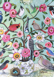 Blossoms And Birds Flag image 2