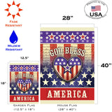 God Bless America Heart Flag image 6