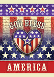 God Bless America Heart Flag image 2