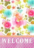 Bright Blooms Welcome Flag image 2
