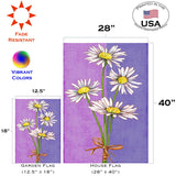 Bouquet Of Daisies Flag image 6