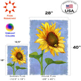 Sunflower In The Sky Flag image 6