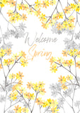 Welcome Spring Blossoms Flag image 2