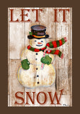 Rustic Snowman Flag image 2