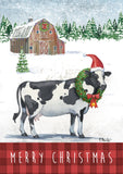 Christmas Cow Flag image 2