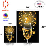 New Year Champagne Flag image 6