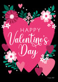 Valentines Flower Hearts Flag image 2