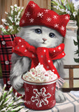Winter Coffee Cat Image 2
