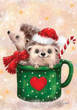 Christmas Coffee Hedgehog Image 2