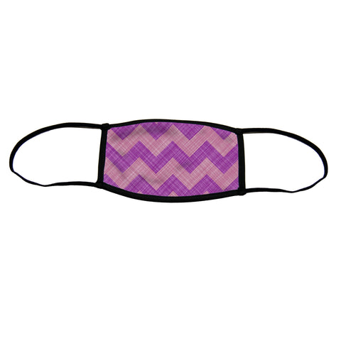 Chevron Small Premium Triple Layer Cloth Face Mask with Ear Loop Adjusters
