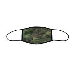 Camo Large Premium Triple Layer Cloth Face Mask with Ear Loop Adjusters