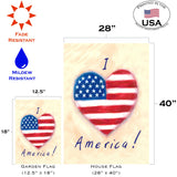 I Heart America Flag image 6