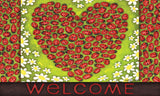 Ladybug Heart Door Mat image 2