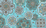 Blue Marrakesh Door Mat image 2
