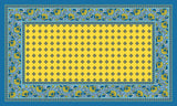 French Paisley- Yellow Door Mat image 2