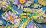 Waterlilies & Dragonflies Door Mat image 2