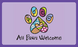 All Paws Welcome Door Mat image 2