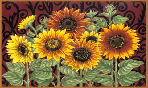 Sunflower Medley Door Mat image 1