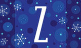 Winter Snowflakes Monogram Z Door Mat image 2