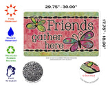 Friends Gather Here Door Mat image 3