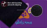 Welcome Paws-Purple Door Mat image 7