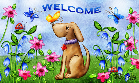 Welcome Dog Door Mat image 1