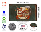 It's Beer Thirty Door Mat image 3