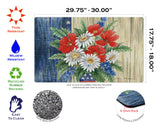 Patriotic Bouquet Door Mat image 3