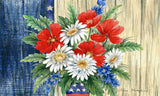 Patriotic Bouquet Door Mat image 2