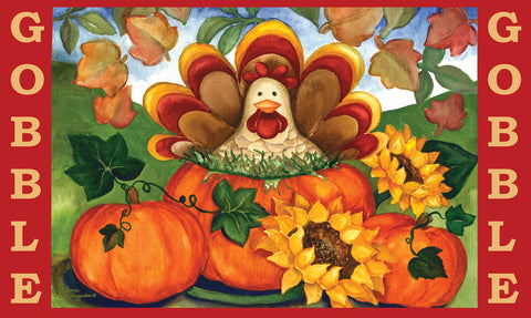 Autumn Turkey Door Mat image 1