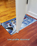 Snowman Photobomb Door Mat image 6