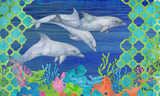 Diving Dolphins Door Mat image 2