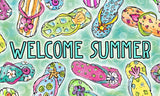 Welcome Summer Sandals Door Mat image 2