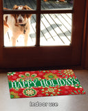 Happy Holidays Kaleidoscope Door Mat image 5