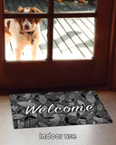 Midnight Leaves Welcome Door Mat image 5