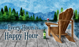 Happy Hour Lake Door Mat image 2