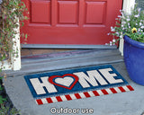 Heart of the Home- Patriotic Door Mat image 4