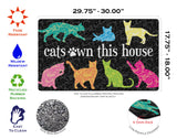It's the Cat's House Door Mat image 3