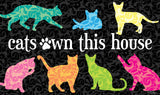 It's the Cat's House Door Mat image 2