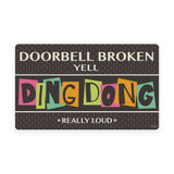 Ding Dong Doorbell Door Mat image 1