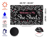 She Shed Welcome Door Mat image 3