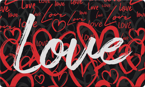 Love Hearts Door Mat image 1
